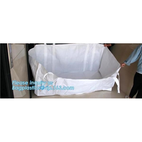 high capacity document pouch 1700kg extra strong circular woven polypropylene industrial big bags 1000kg, BAGEASE PACKAG