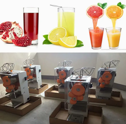 Freshly Squeezed Vending Orange Juice Machine Extractor 100W For Lemon