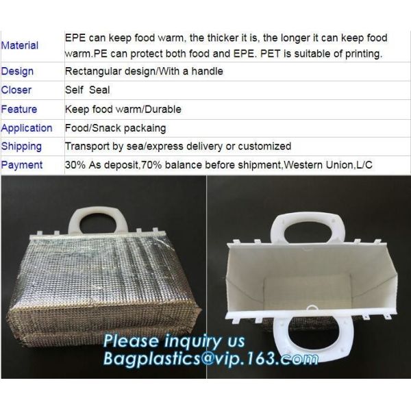 Freezer Bags Color Cold Insulation Waterproof Convenient Portable Ice Meal Packages Refrigerator Cooler Lunch Bag bageas