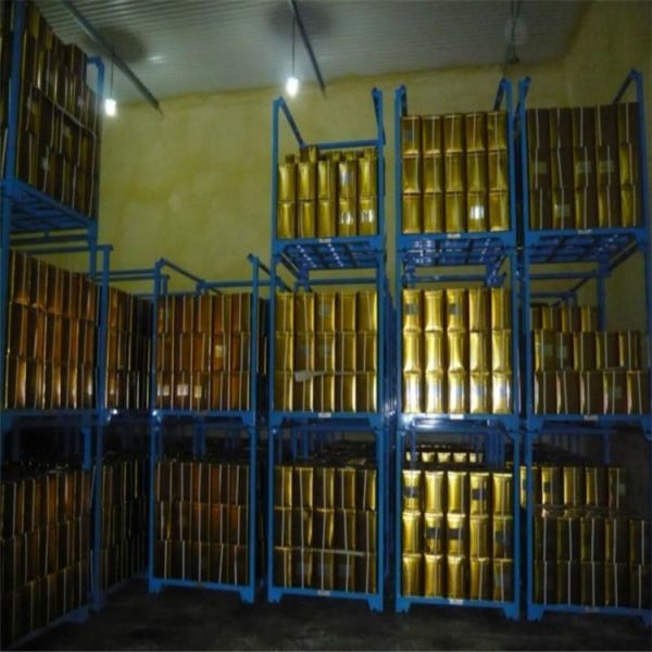 Q235B Metal Warehouse Storage Shelves Stackable Storage Cages