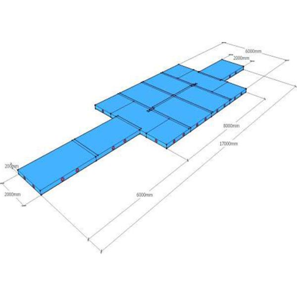 Professional Gymnastics Training Mats , Extra Large Gymnastics Landing Mats