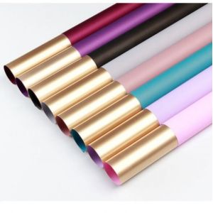 China Gilt Flower Bouquet Wrapping Paper 58x58cm Flower Packaging Paper on sale