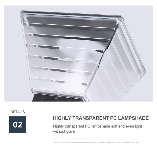 Outdoor Wall Mounted Solar Light , Solar body Induction Wall Lamp 3000k 6000k