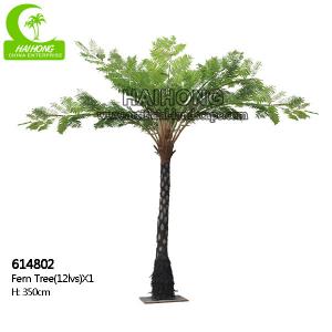 Cheap Realistic HAIHONG 230cm Height Artificial Tropical Tree For Theme Park for sale