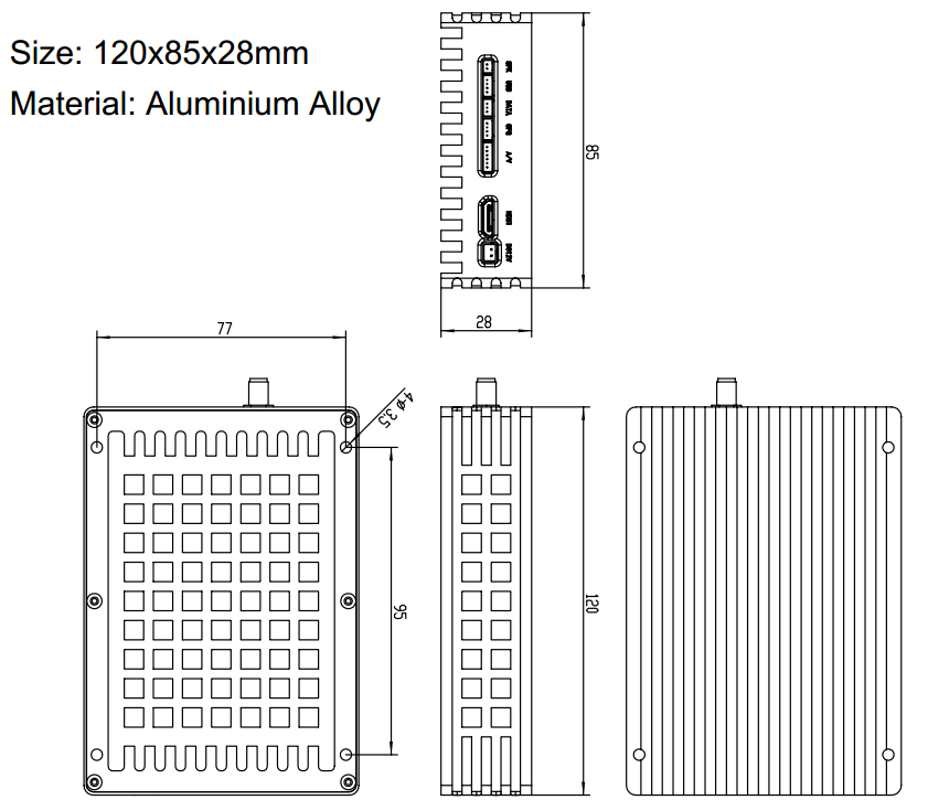 LKAV1638 Police COFDM Data Link UGV Wireless Video Transceiver System