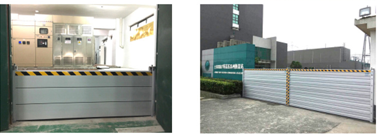 Customized Retractable without construction aluminium alloy flood baffle