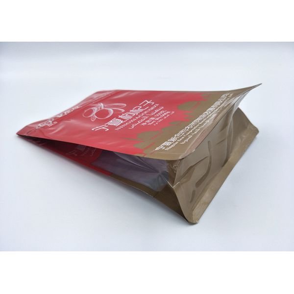Unique Form Stand Up Pouch Packaging Eight Side Seal Beautiful Appearance