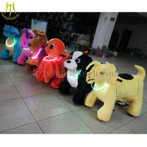 China Hansel battery operated toys animated plush animals happy rides on animal on sale