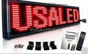 China Outdoor Programmable LED Signs Multi Language , Wireless LED Scrolling Message Display Board on sale