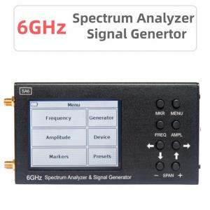 Cheap 35 to 4500 MHz SA6 6GHz Portable Spectrum Analyzer Signal Genertor for  Wi-Fi, 2G, 3G, 4G, LTE, CDMA, DCS, GSM,  GPRS for sale