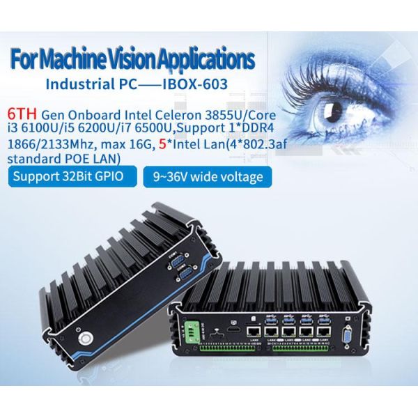 Industrial Mini PC IBOX-603 Plus With Intel Core I5 6200U Processor 04
