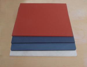 Cheap Low Hardness Heat Press Silicone Sponge Rubber Foam Sheet red gray black for sale