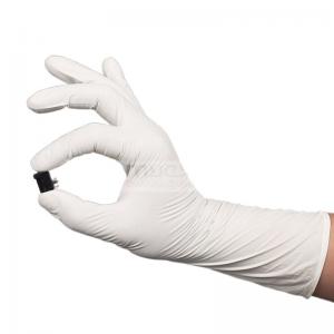 Cheap 300mm / 12 Inch Cleanroom Nitrile Gloves For Class 100  ISO for sale