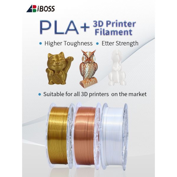 3D Printer Filament Net Weight 1kg 1.75mm Silk Light Silver PLA Filament