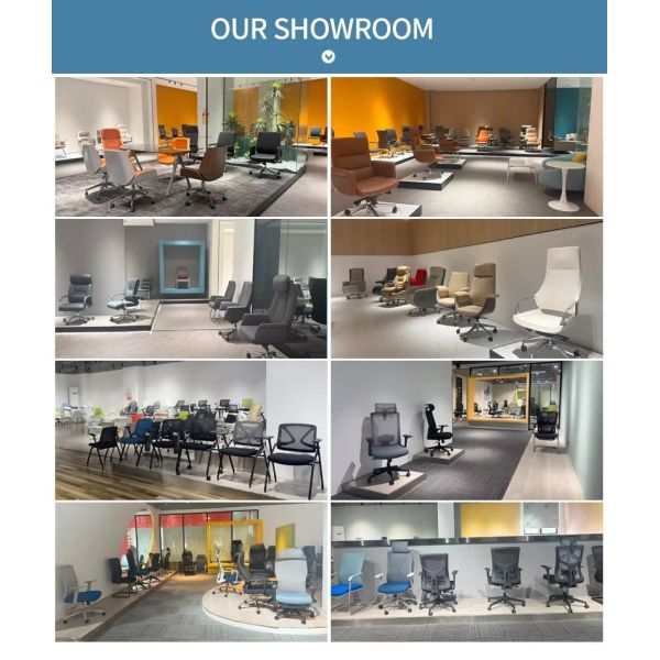 Black Executive Rolling Adjustable Task Mesh Ergonomic Desk Chair With Lumbar Support