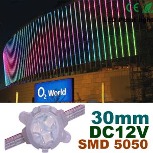 Cheap 30mm DC12V RGB LED Pixel Module Full Color For Building Decoration for sale