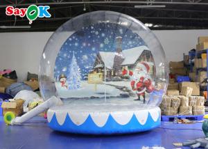 Cheap Outdoor Indoor Romantic Inflatable Snow Globe Christmas Decoration for sale