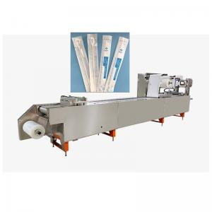 Cheap Multi Lanes Stretch Film Wrapping Packaging Machine Pharyngeal Swabs 14.5KW for sale