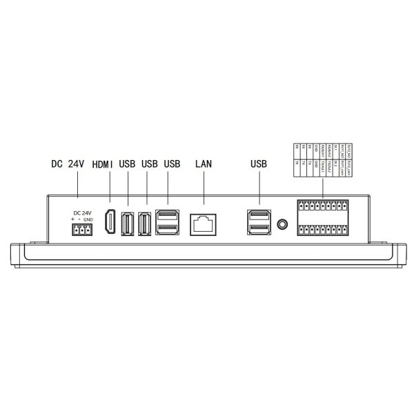 TF Android Waterproof Touch Screen Monitors Capacitive Touch Panel 15 Inch