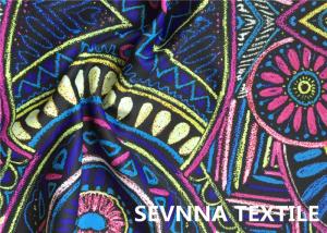 Cheap Circular Knitting Stretch Leggings Fabric Acid Printing Nylon Fabric Geo Wave Design for sale
