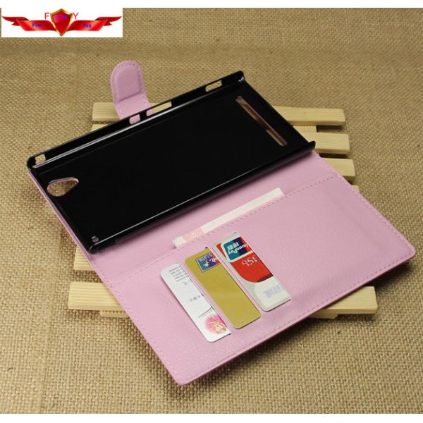 Sony Xperia T2 Ultra PU Wallet Leather Cases Card Holder Multi Color