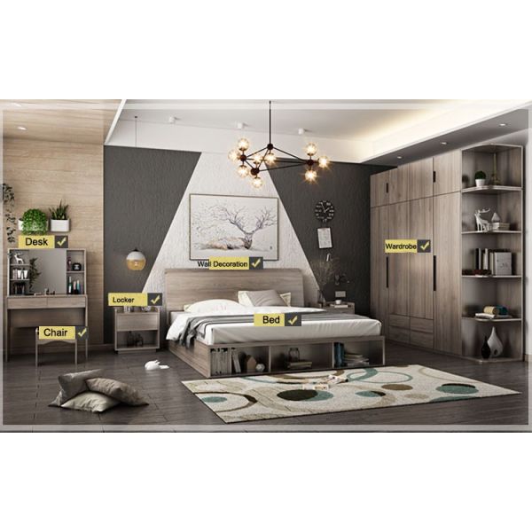 Water Proof Woodgrain 25mm Melamine Faced Plywood