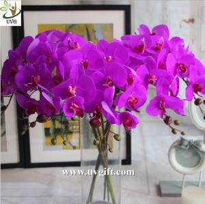 China UVG Latex high quality artificial flowers orchid for wedding decoration table centerpiece on sale