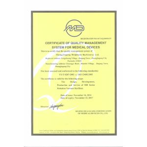 ZHANGJIAGANG MEDPHARM MACHINERY LTD. Certifications