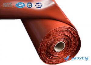 China Anti - Corrosion Silicone Coated Fiberglass Fabric With Good Aging Resistant on sale