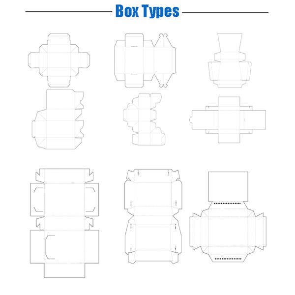 Electronic Charging Data Cable Packaging Box Embossed Chipboard