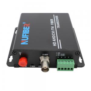 Cheap 1080P 1 Channel Video + RS485 Data 2MP Optical Video Converter OEM ODM for sale