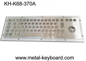 Cheap USB Self - Service Terminal Metal Computer Keyboard with Trackball for sale