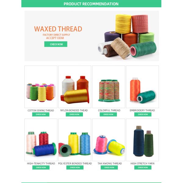 Fast Sample Lead Time 210d/3 White Polyester Sewing Thread for Quilting Machine