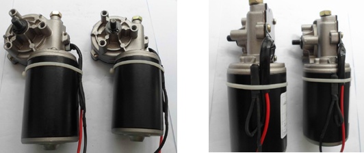 High Efficiency 24V dc gear motor with Worm Gear Box for Automatic Machines