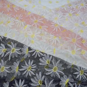 Cheap Soft Material Swiss Embroidery Cotton Voile Lace Fabric For Clothing for sale