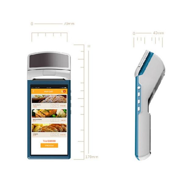 GPRS 4G WiFi NFC Reader Android Smart Mobile Tablet POS Terminal with 58mm Printer