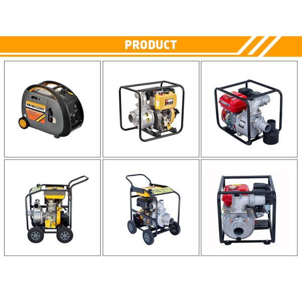 Single Phase 2KW Small Portable Gasoline Engine Generator with 50hz Frequency