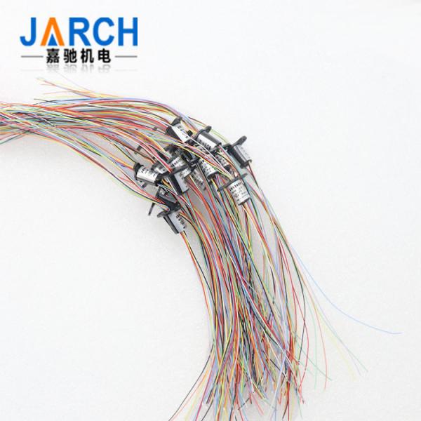 Quality 12.4mm Capsule Electrical Slip Ring12 Circuit with Flage for Laboratory Equipment wholesale