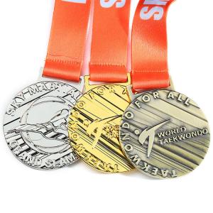 China OEM Zinc Alloy 3D Gold Award Marathon Running Custom Metal Sport Medal on sale