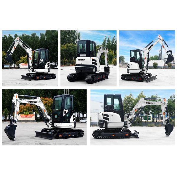 Toros 3.5 Ton Mini Excavator With Kubota Engine Micro Digger Mult Functions bagger