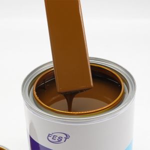 Cheap Acrylic Lacquer Base Coat Glitter Iron Yellow Color Automotive Car Spray Paint 1K Base Paint for sale