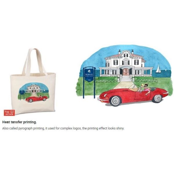 Custom silk screen printed Cotton material handle style blank natural cotton canvas bag without logo bagplastics bagease