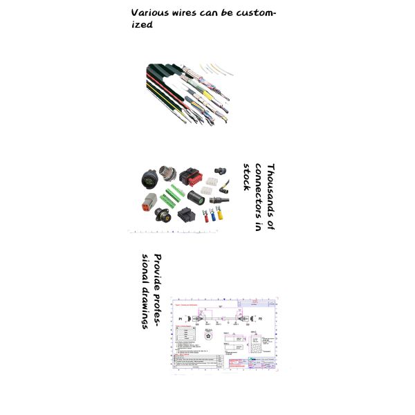 PVC Sheath 4 Pin SAE Extension Cable For Car Trailer Modification