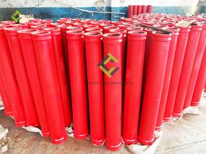 China Straight Concrete Pump Spare Parts Concrete Pump Pipe Tube 2M on sale