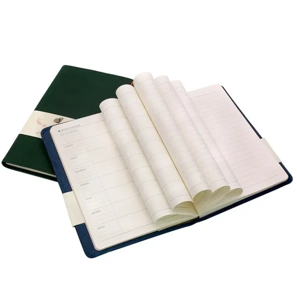 Custome Printed Hardcover PVC A5 Spiral Sketchbook Notepad 100GSM