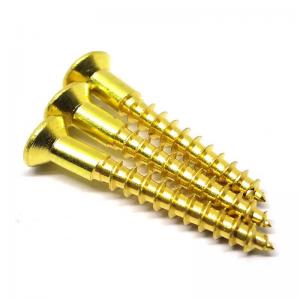 Cheap Drywall Brass Self Tapping Screws 125mm Length Stainless Steel Machine Screws for sale