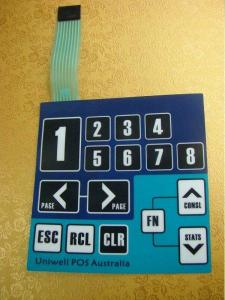 Cheap Flexible Membrane Switch Keypad , Embossed Tactile Membrane Switch for sale