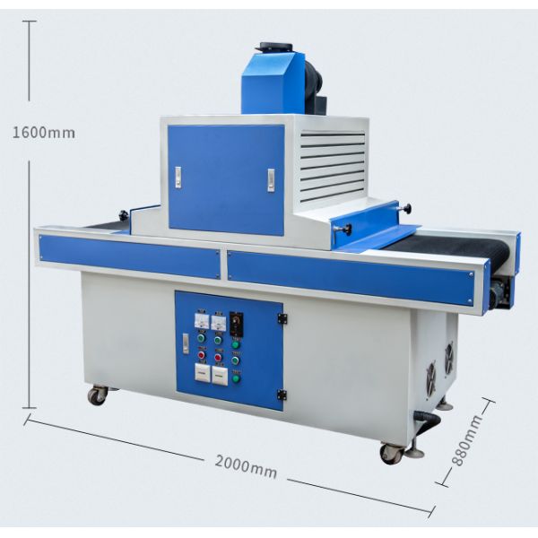 520mm Illumination 980mm high table UV Curing Machine