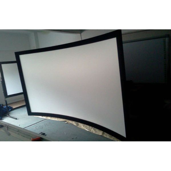 Top Quality 3D Theater Screen 80Inch 16:9 Format Wall Mount Fixed Frame Projection Screens