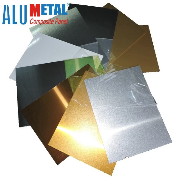 AA1050 10mm Colored Aluminum Sheet Metal Composite Panel 4x8 Sheets
